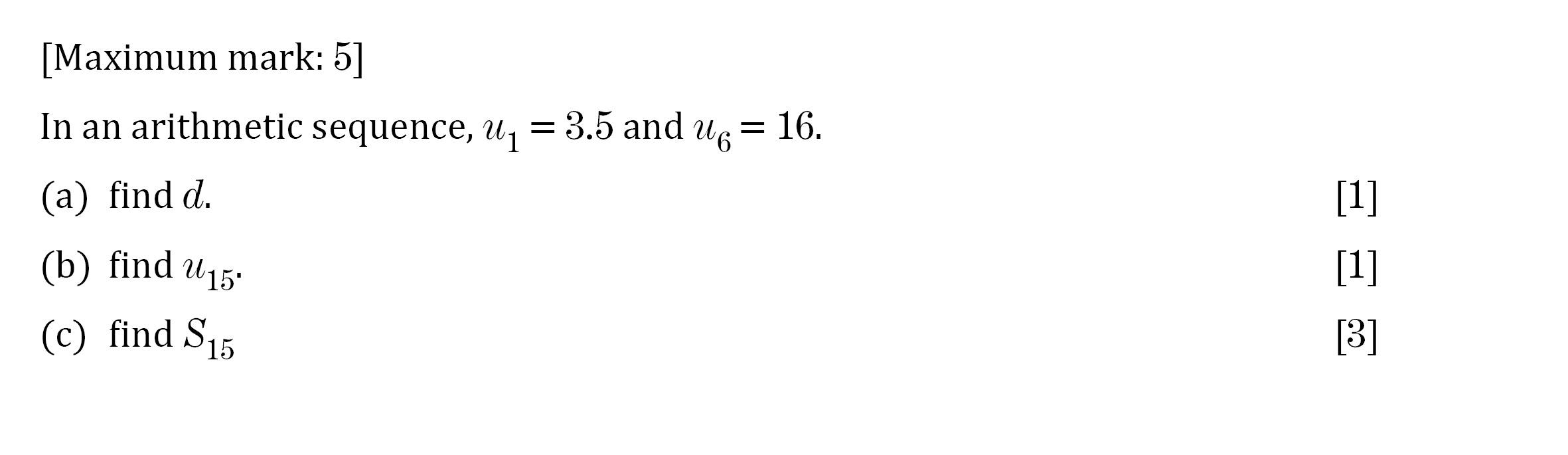Question 1