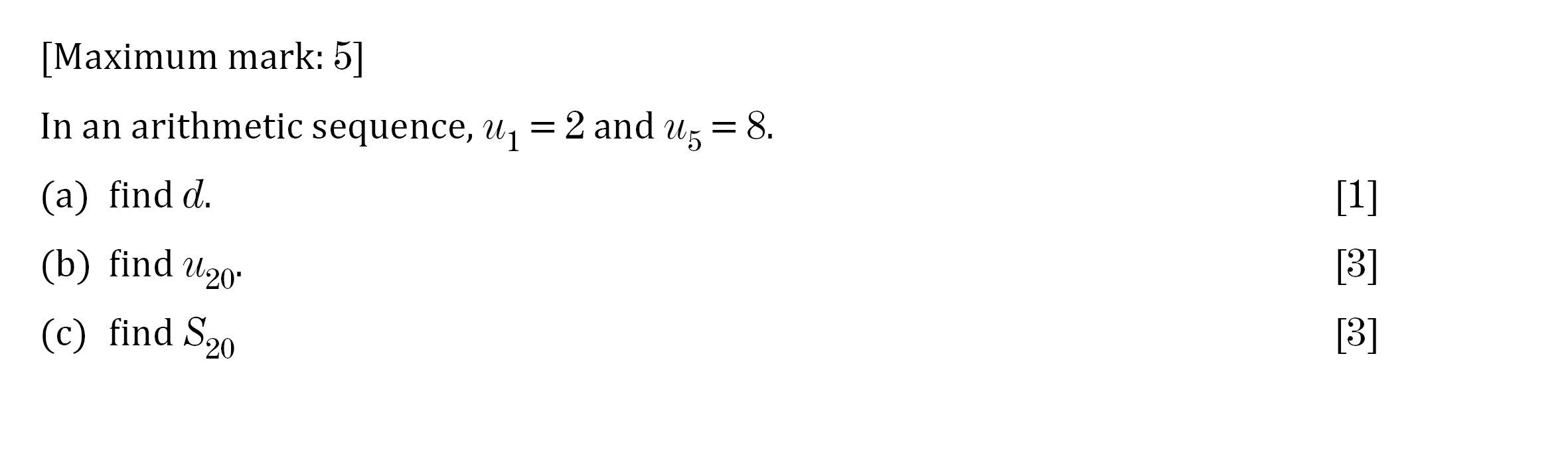 Question 1