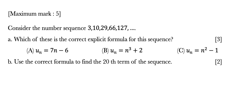 Question 1