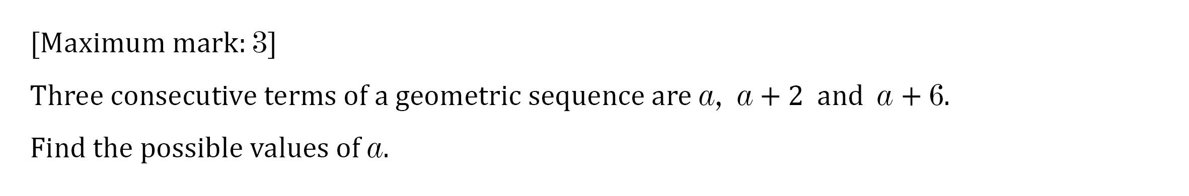 Question 3