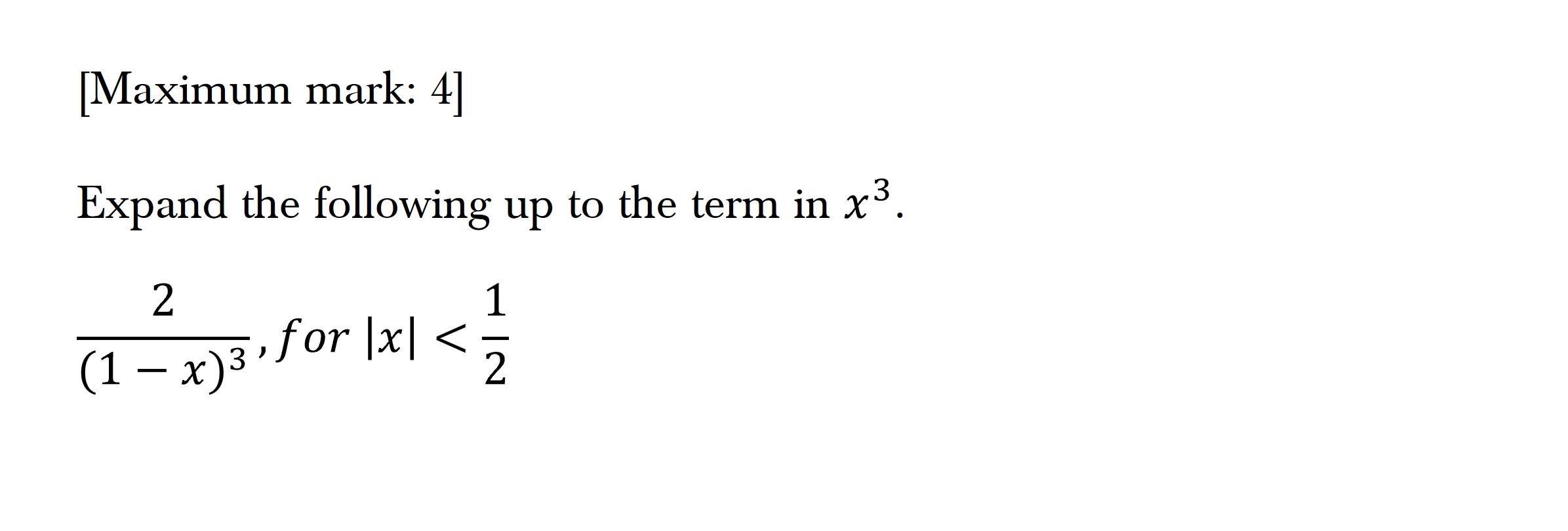 Question 1