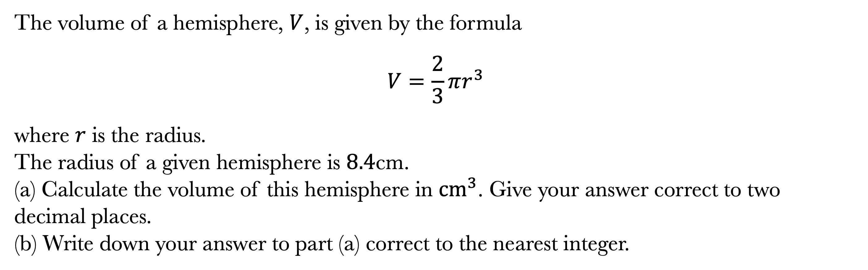 Question 1