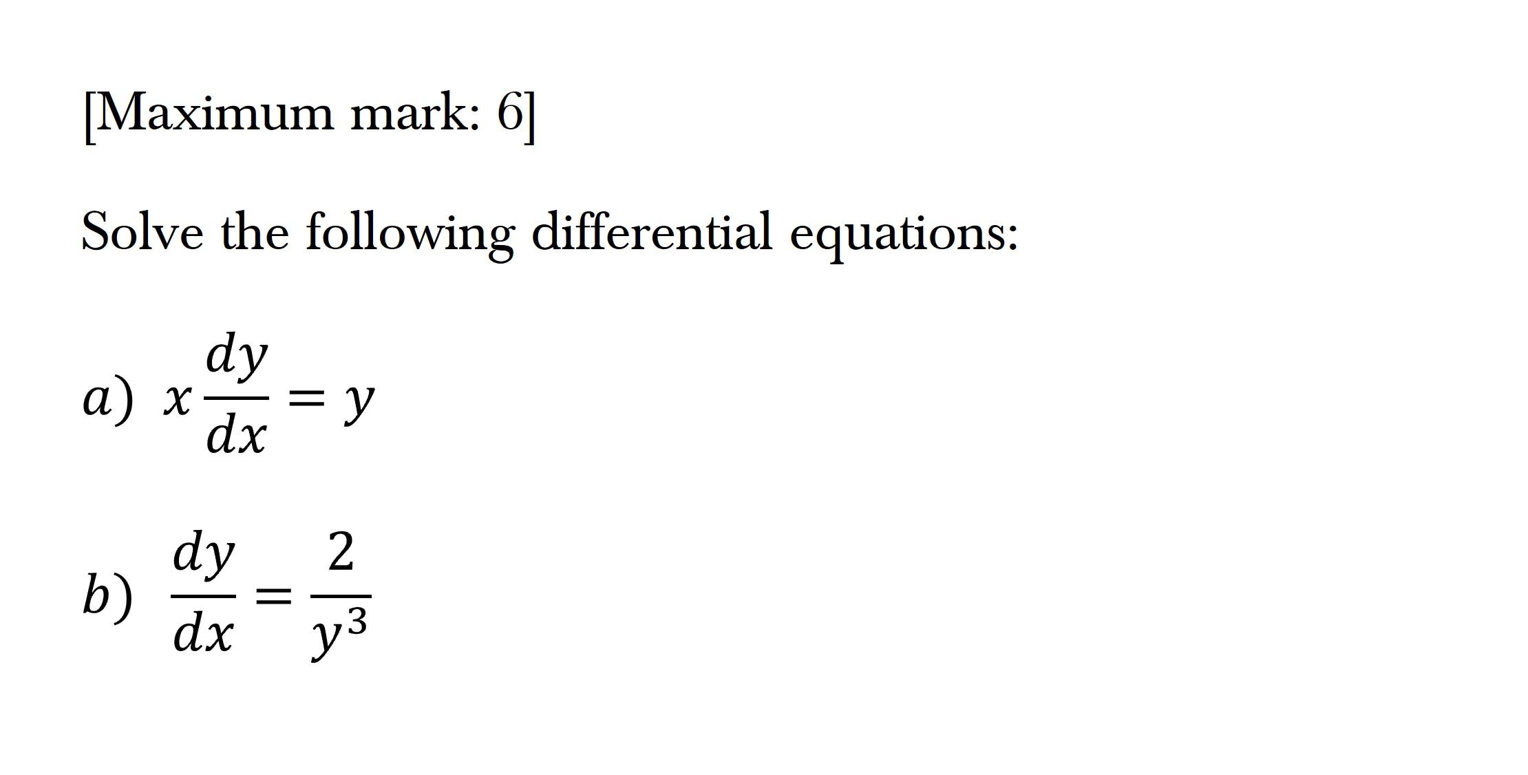 Question 1